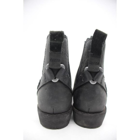 Teva Ellery Women's Size 5.5 Pull on Waterproof Black Leather Chelsea Boots - Picture 5 of 9